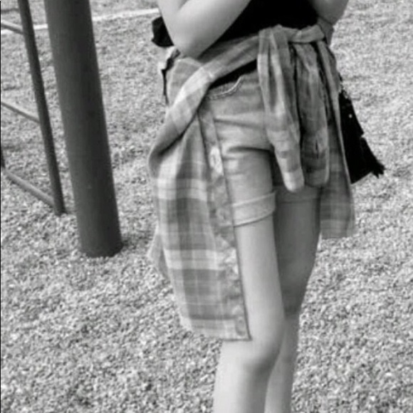 O’Neill Light blue plaid shirt - Picture 2 of 2